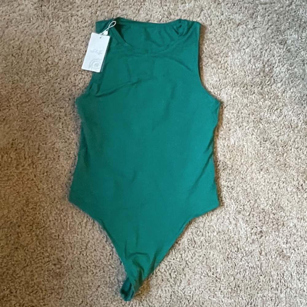 Vitality Bodysuit Size L Color Green